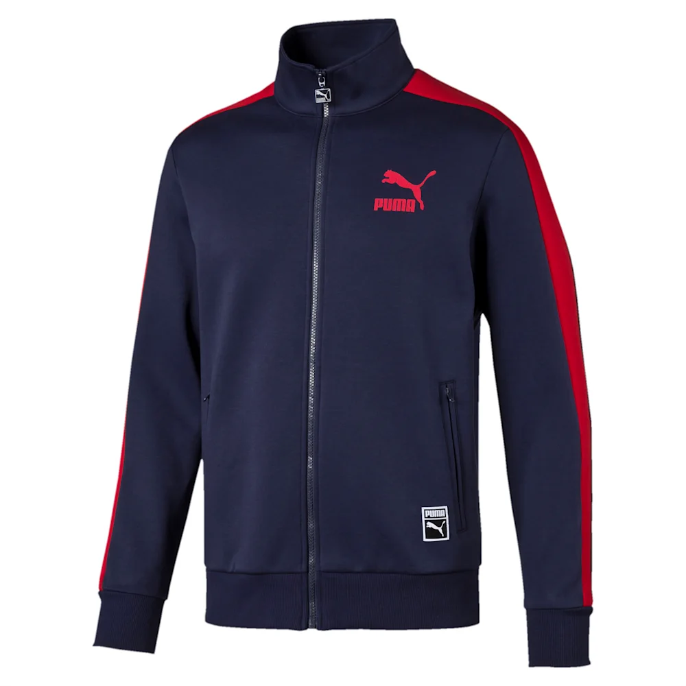 PUMA T7 TRACK JACKET PEACOAT in Standard