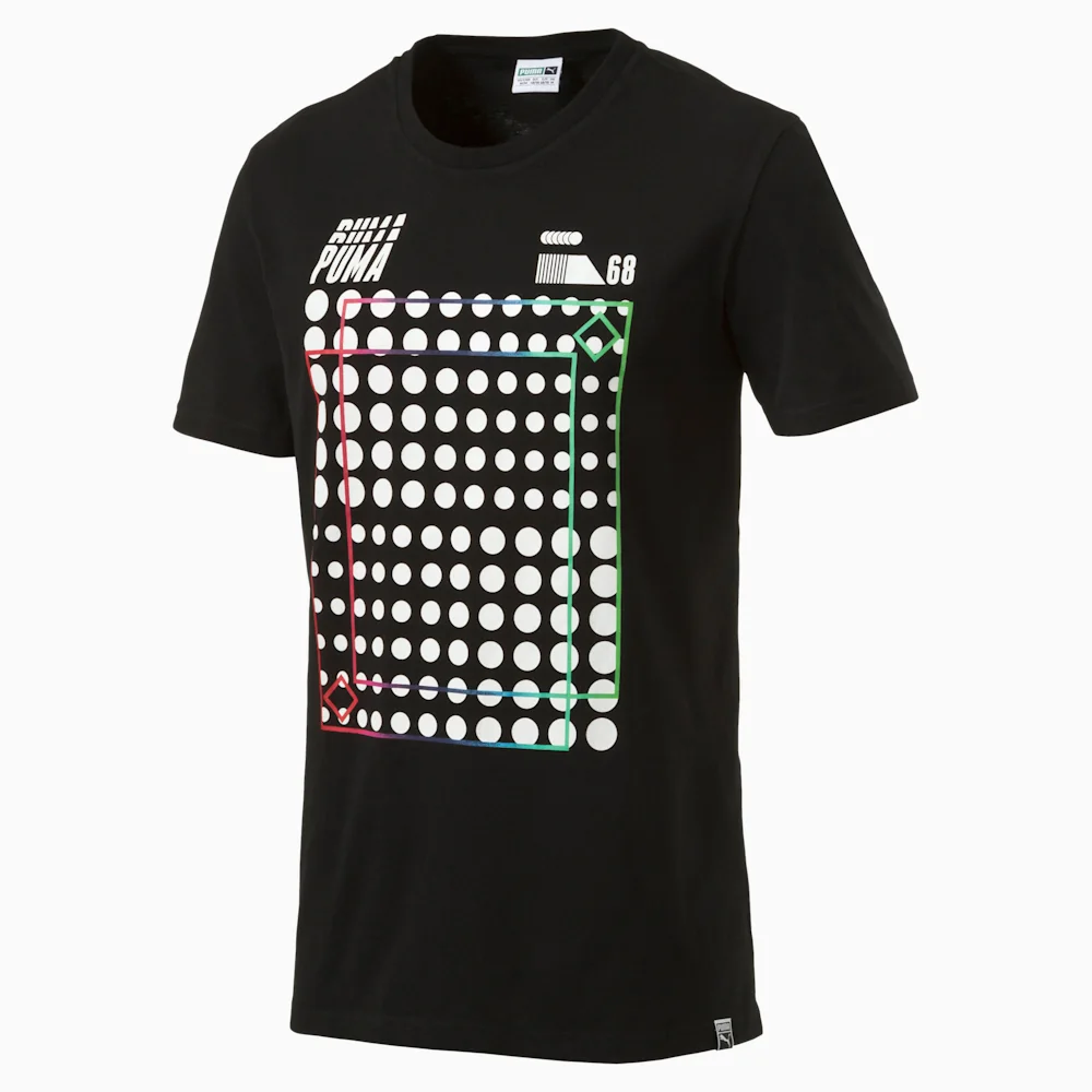 PUMA BRAND PULS TEE COTTON in BLACK