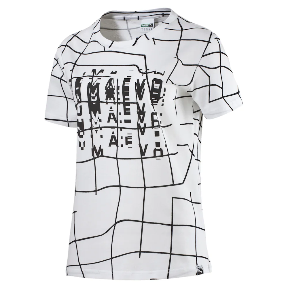 PUMA SEASONAL STORY TEE in WHITE