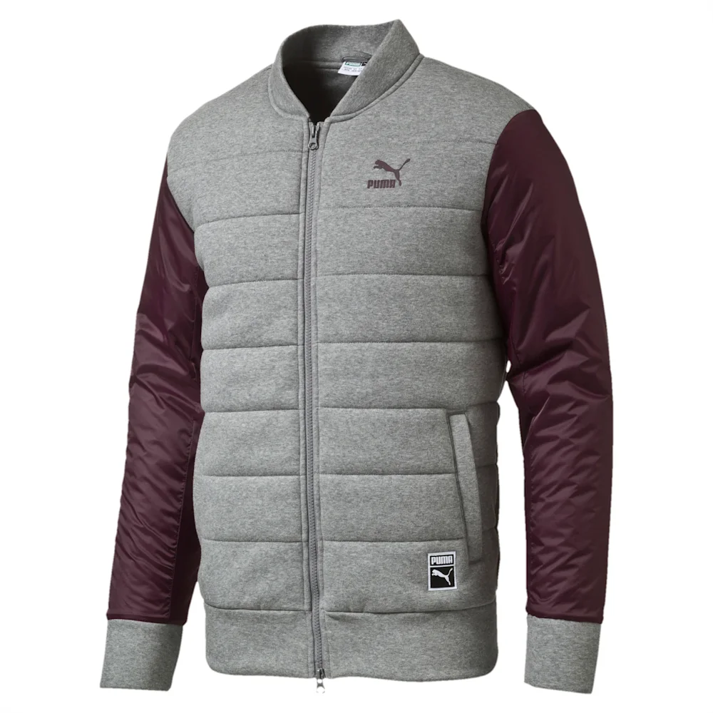 PUMA MIDLAYER FLEECE MEDIUM GRAY HE in Standard