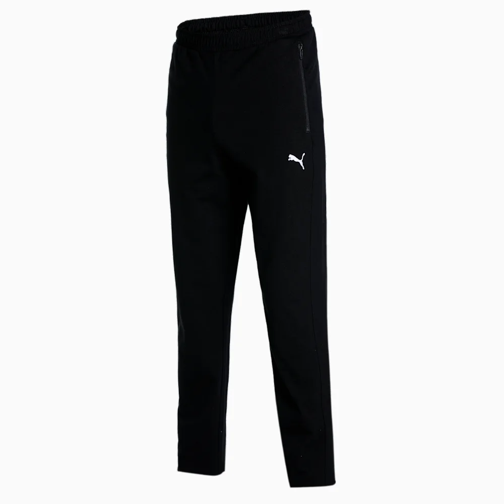 PUMA SINGLE JERSEY 240 GSM LOGO PRINT TRACKPANT in Standard