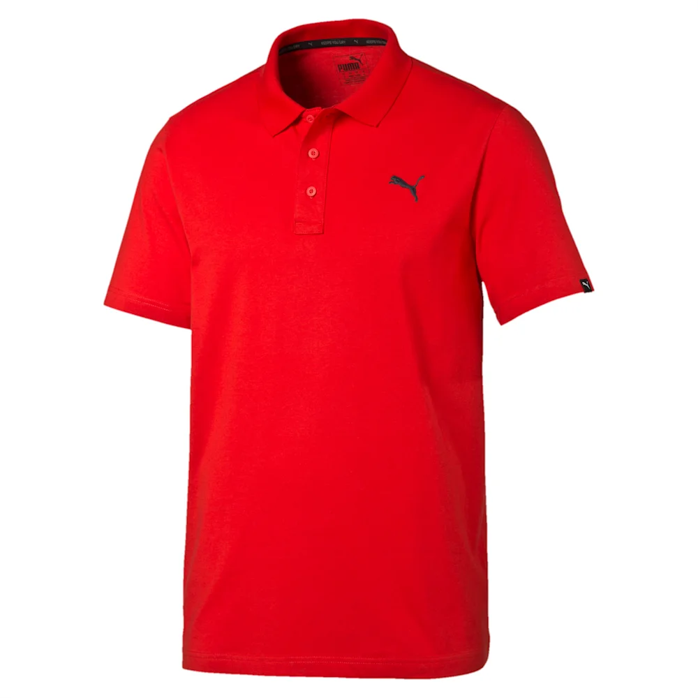 PUMA ESS JERSEY POLO in RED