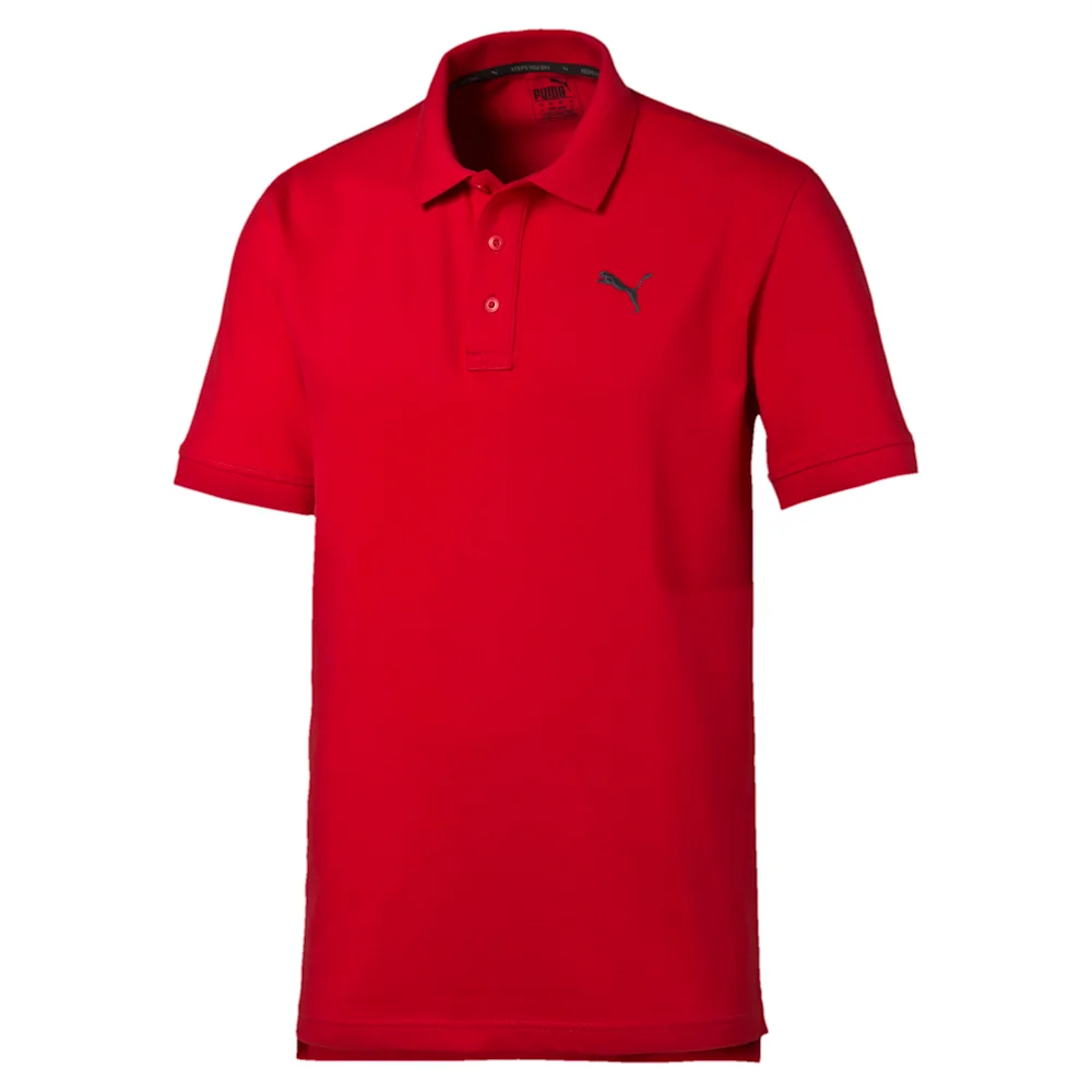 PUMA ESS PIQUE POLO BARBADOS CHERRY in Standard