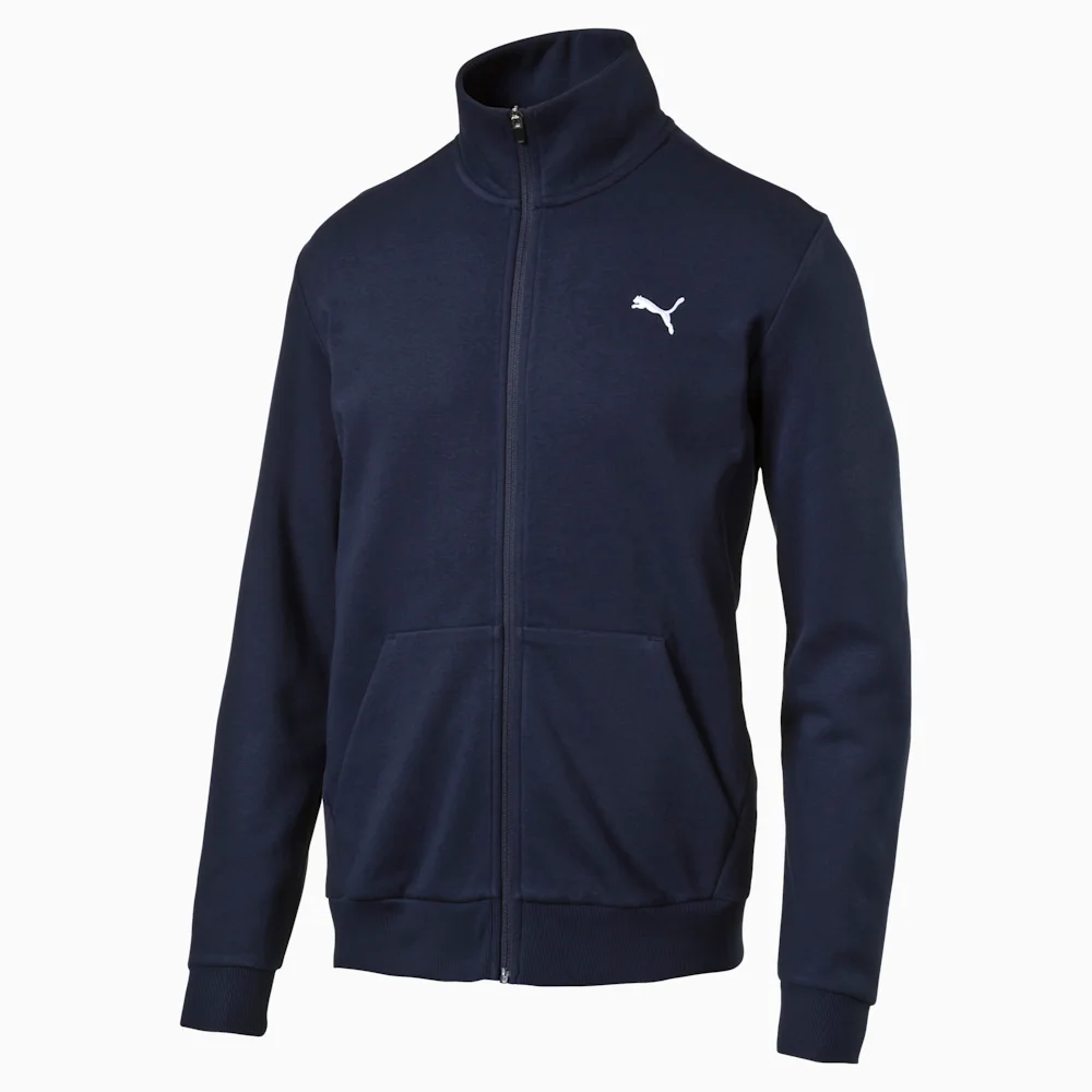 PUMA ESS SWEAT JACKET, TR PEACOAT in Standard