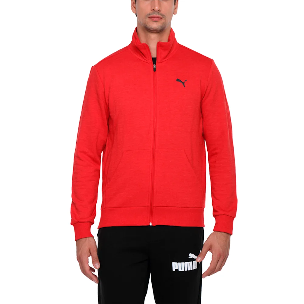 PUMA ESS SWEAT JACKET, TR BARBADOS in Standard