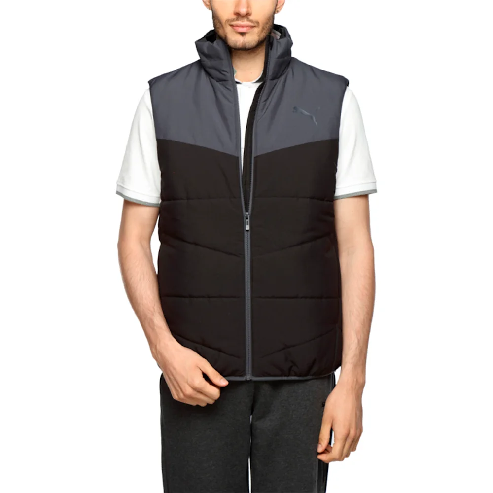PUMA ESS PADDED VEST M BLACK-E in Standard