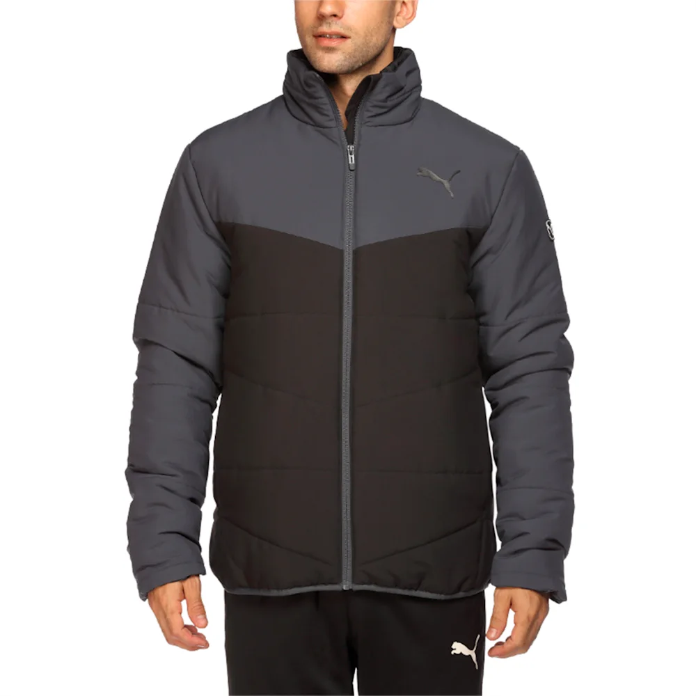 PUMA ESS PADDED JACKET M in BLACK