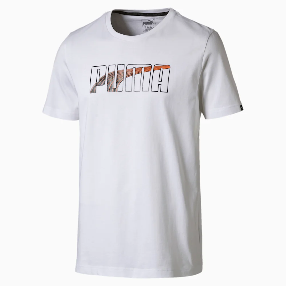 PUMA LUX TEE in WHITE