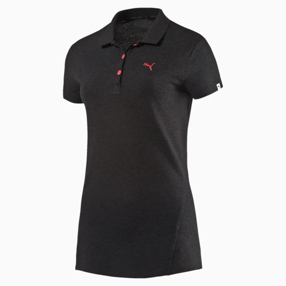 PUMA ESS POLO W DARK GRAY HEATHER in Standard