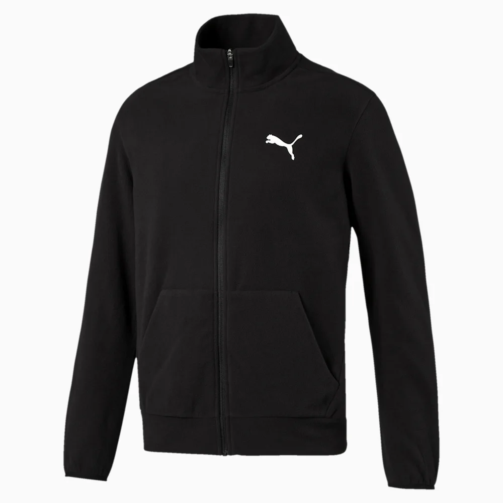 PUMA ESS POLARFLEECE JACKET BL in Standard