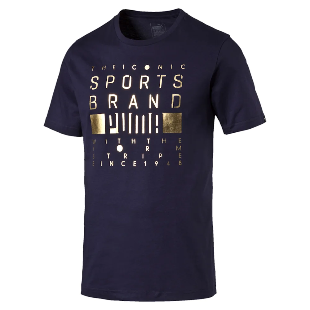 PUMA FOIL TEE PEACOAT in Standard
