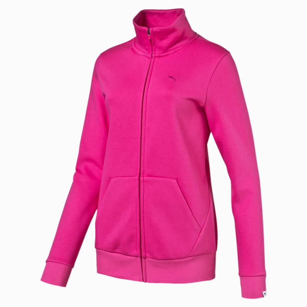 PUMA ESS FZ JACKET FL W FUCHSIA PUR in Standard