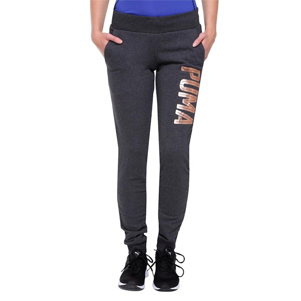 PUMA STYLE FOIL SWEAT PANT W DARK G in Standard
