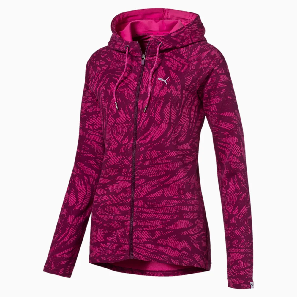 PUMA COLLISION FZ HOODY W MAGENTA P in Standard