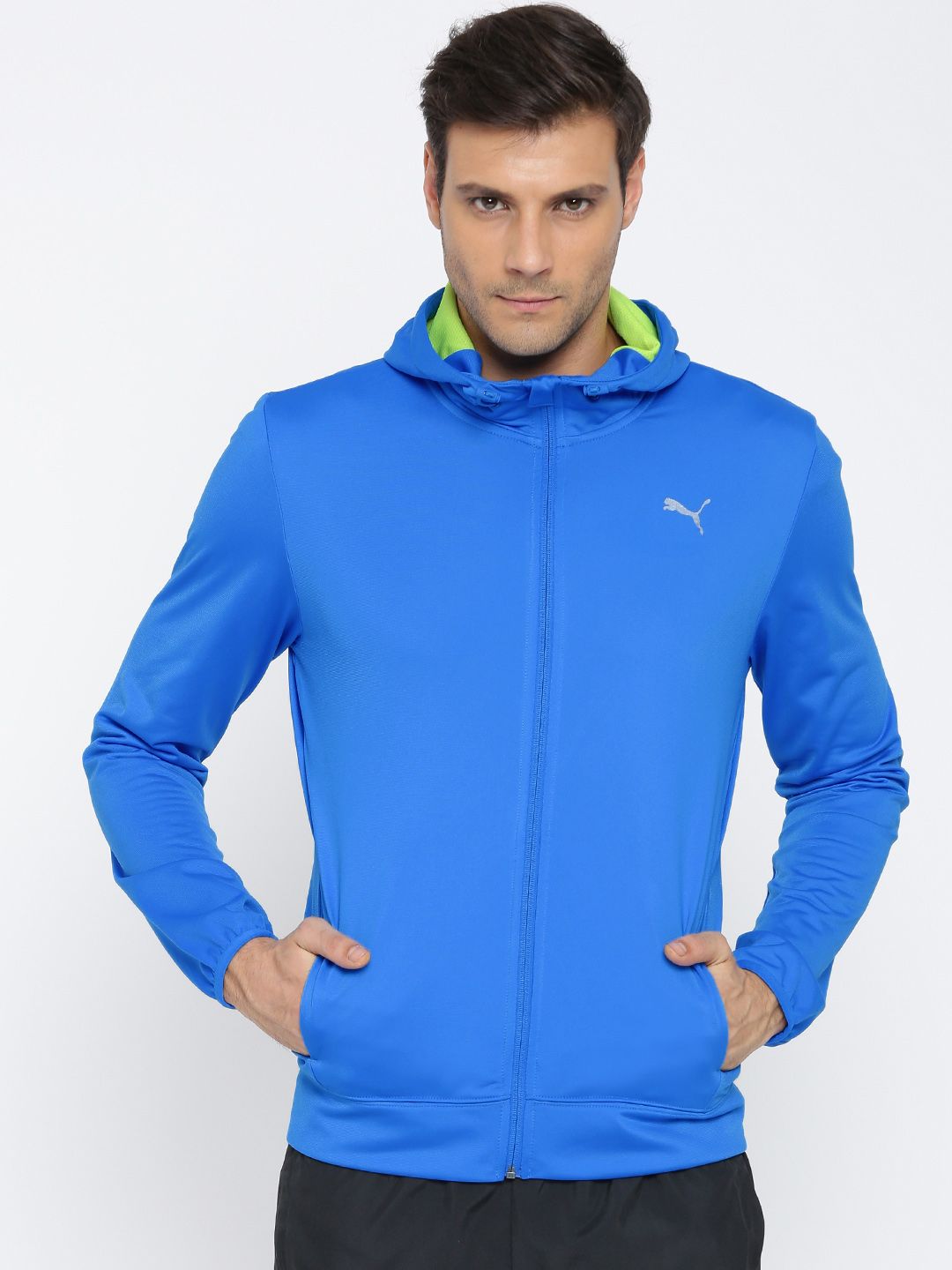 PUMA KNITTED JACKET ELECTRIC in BLUE