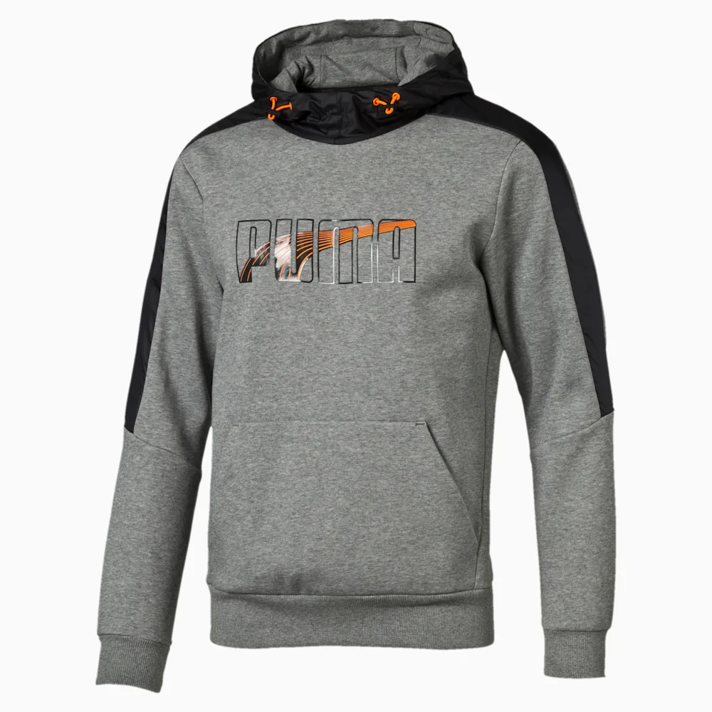 PUMA LUX HOODY FL MEDIUM in GRAY