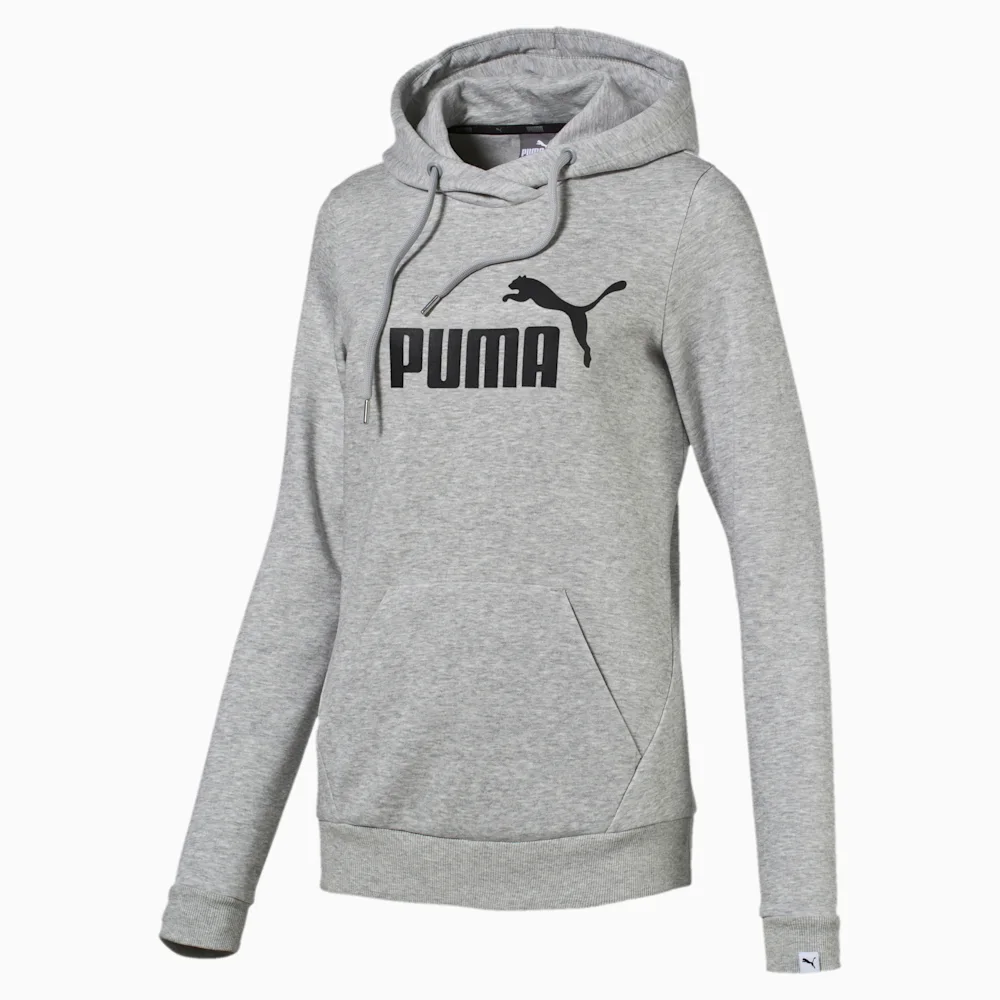 PUMA ESS NO.1 HOODY FL W LIGHT in GRAY
