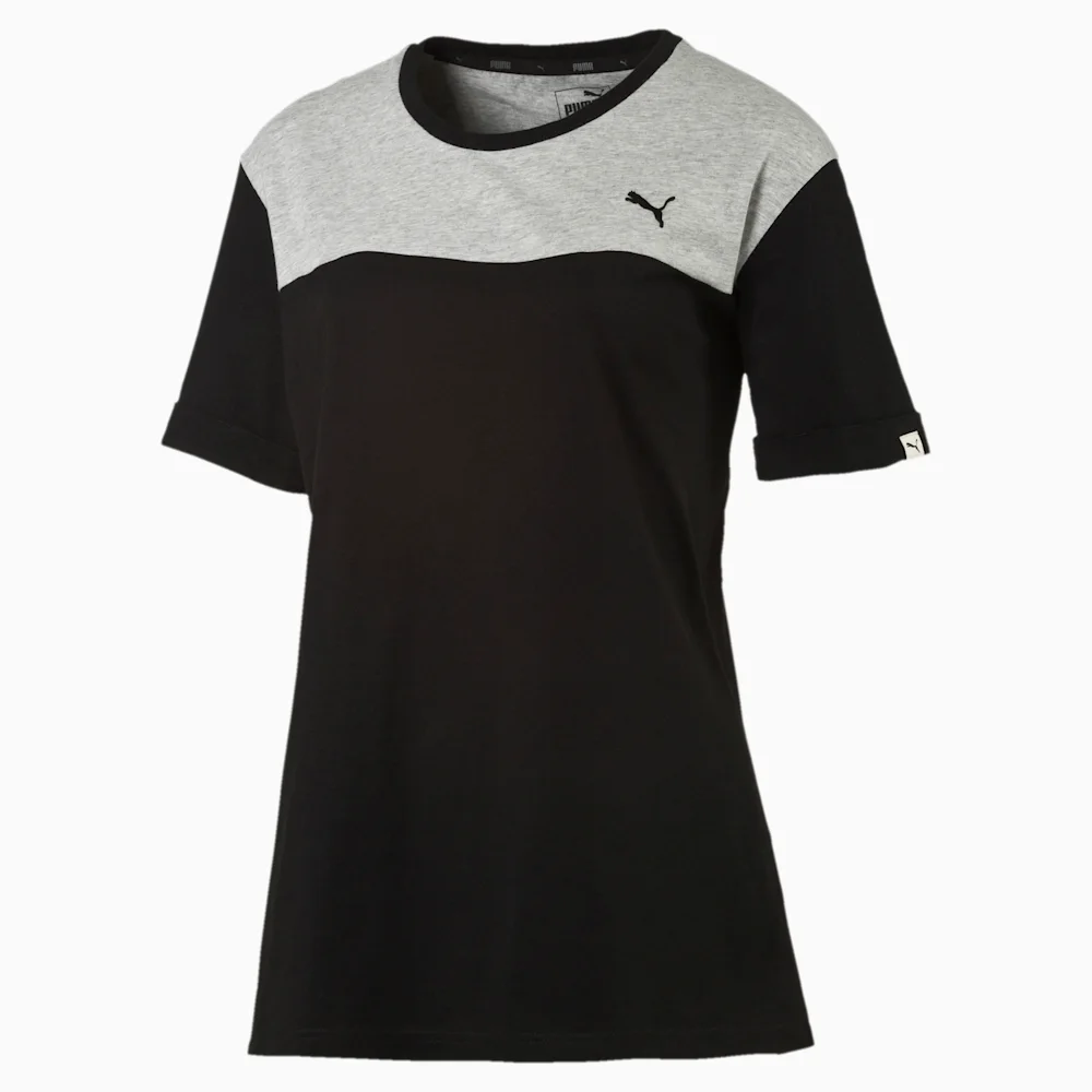PUMA EVO STYLE TEE W COTTON in BLACK