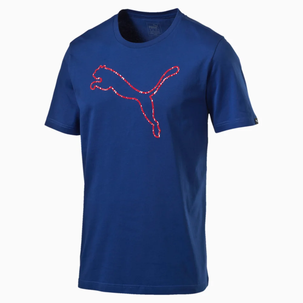 PUMA PUFF CAT TEE MAZARINE in BLUE