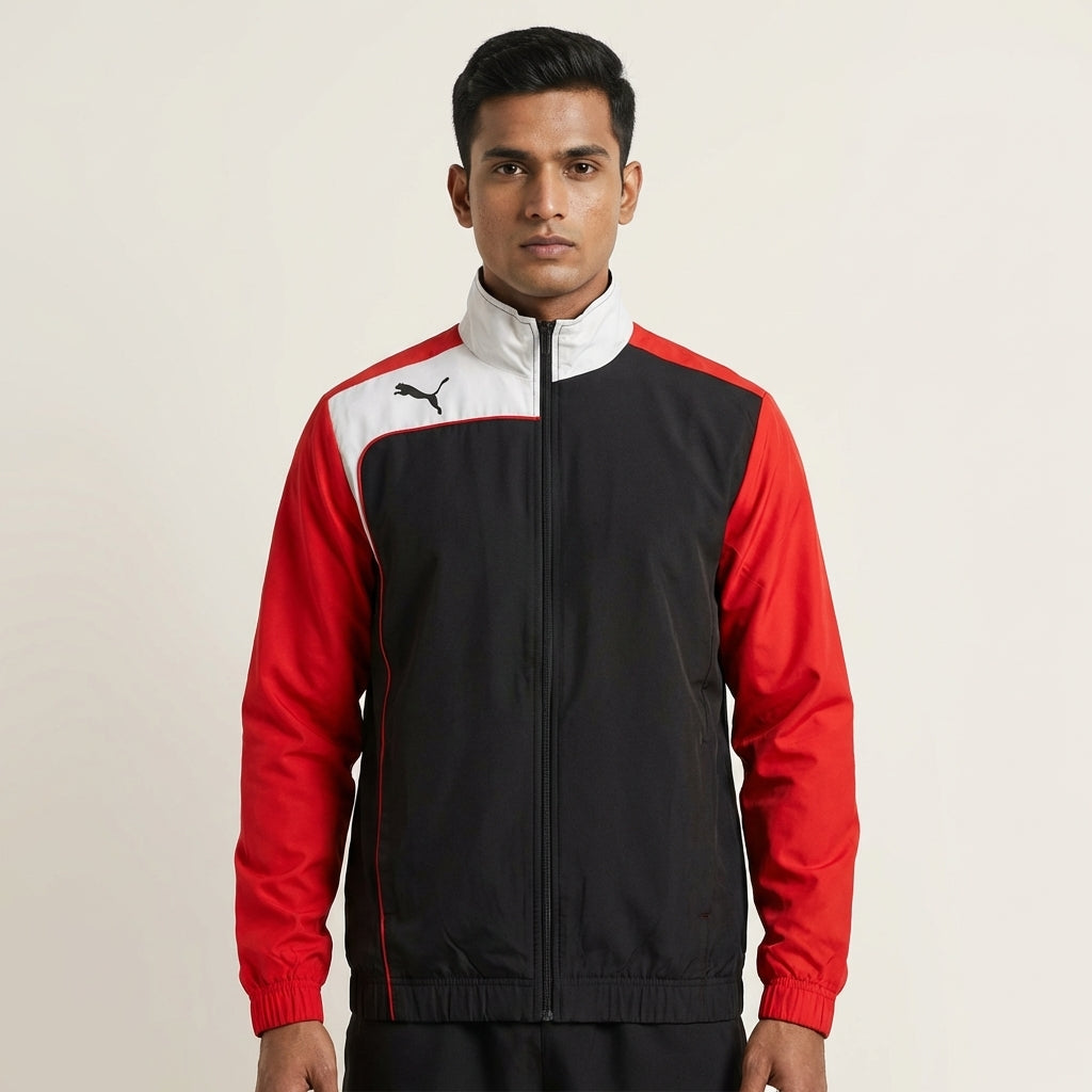 PUMA BTS WOVEN TRACKSUIT in BLACK