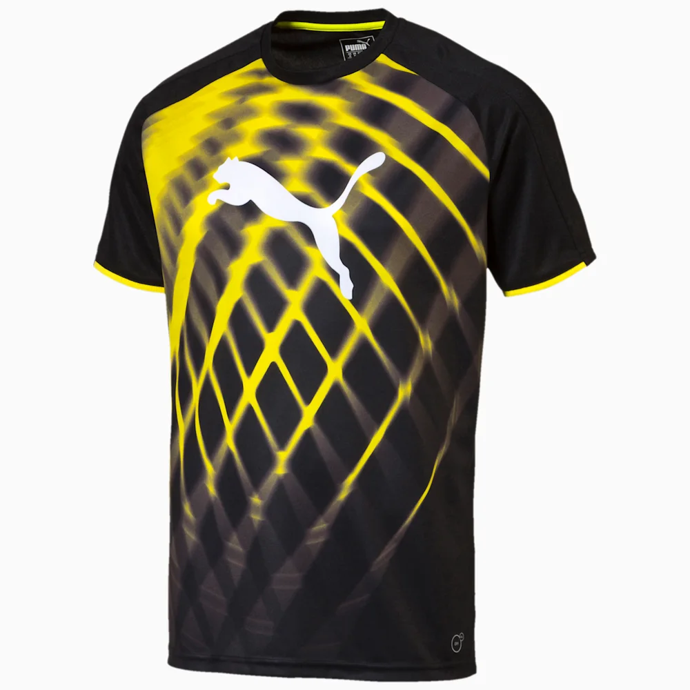 PUMA IT EVOTRG GRAPHIC TEE BLACK-BL in Standard
