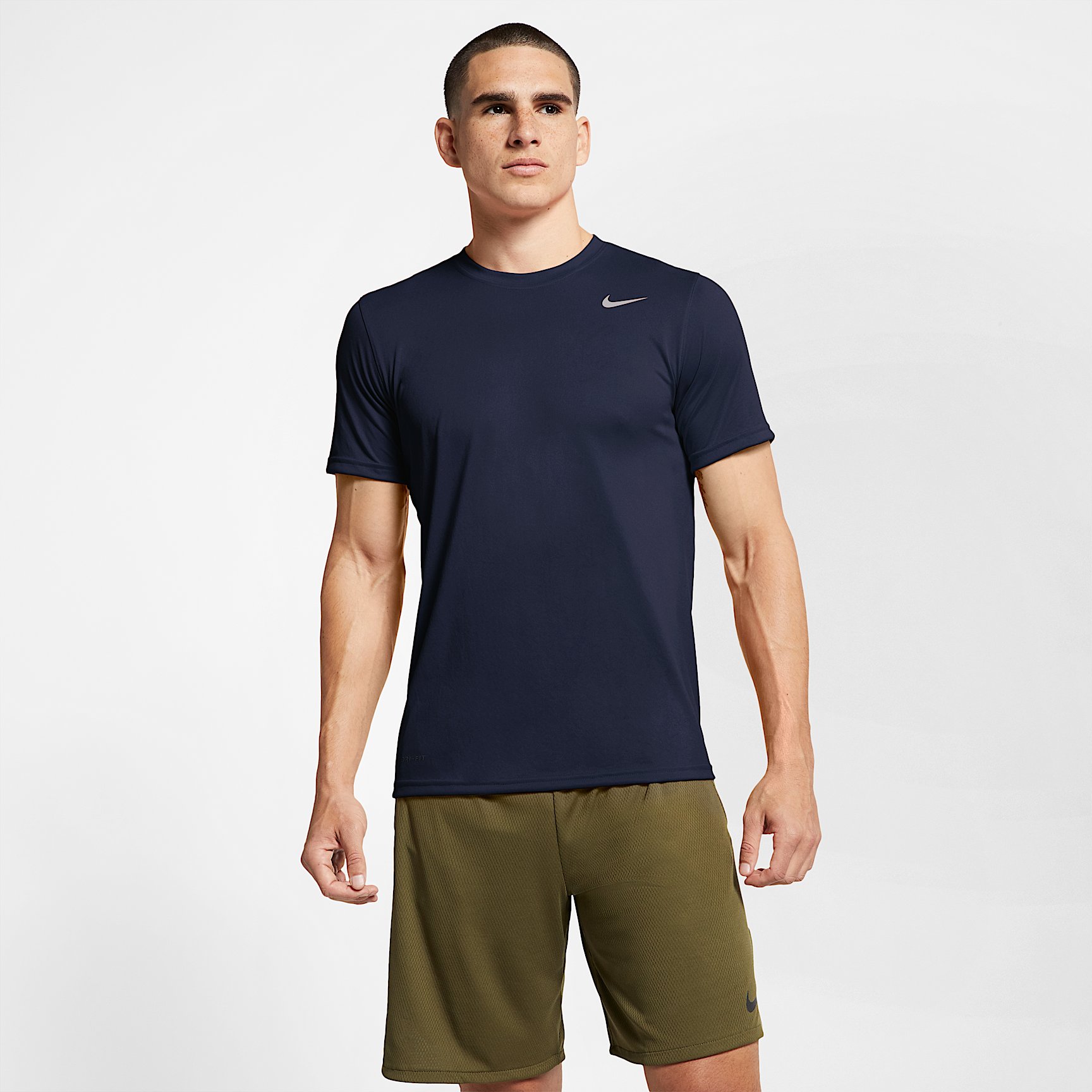 NIKE AS M NK DF TEE LGD 2.0 in OBSIDIAN/MATTE SILVER