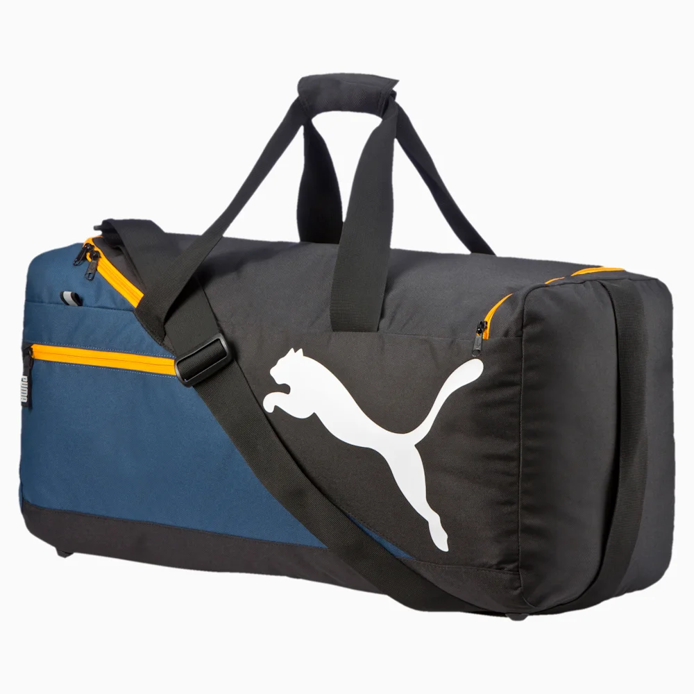 PUMA FUNDAMENTALS SPORTS BAG M in BLUE