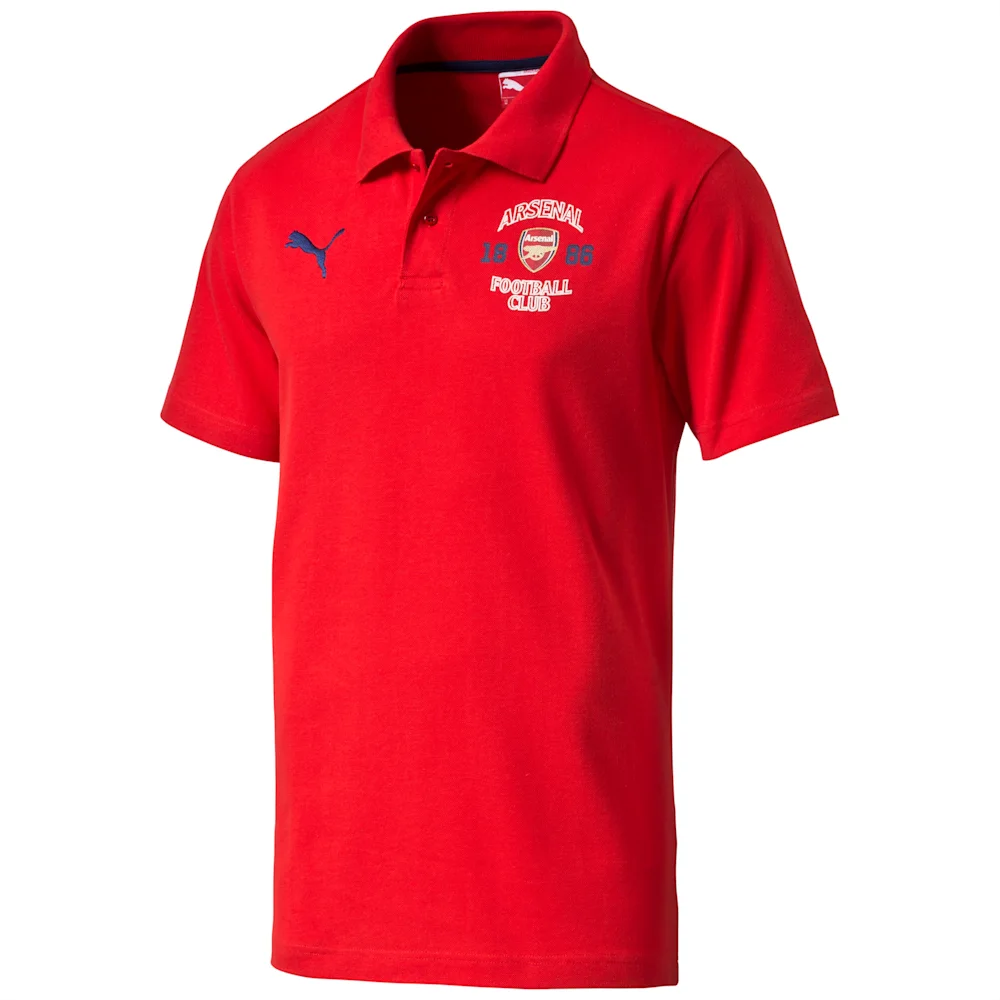 PUMA AFC FAN POLO HIGH RISK in RED
