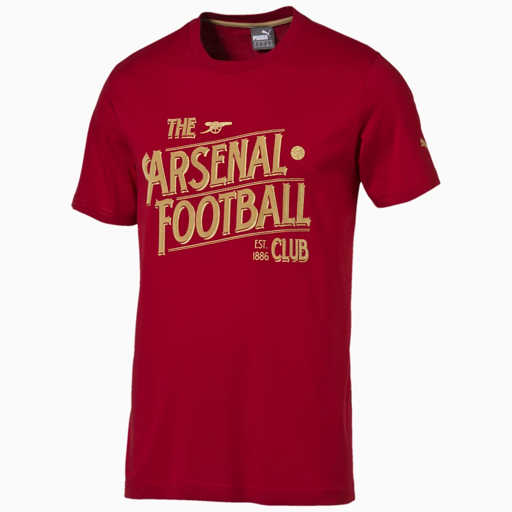 PUMA AFC GRAPHIC FAN TEE (Q4) CHILI in Standard