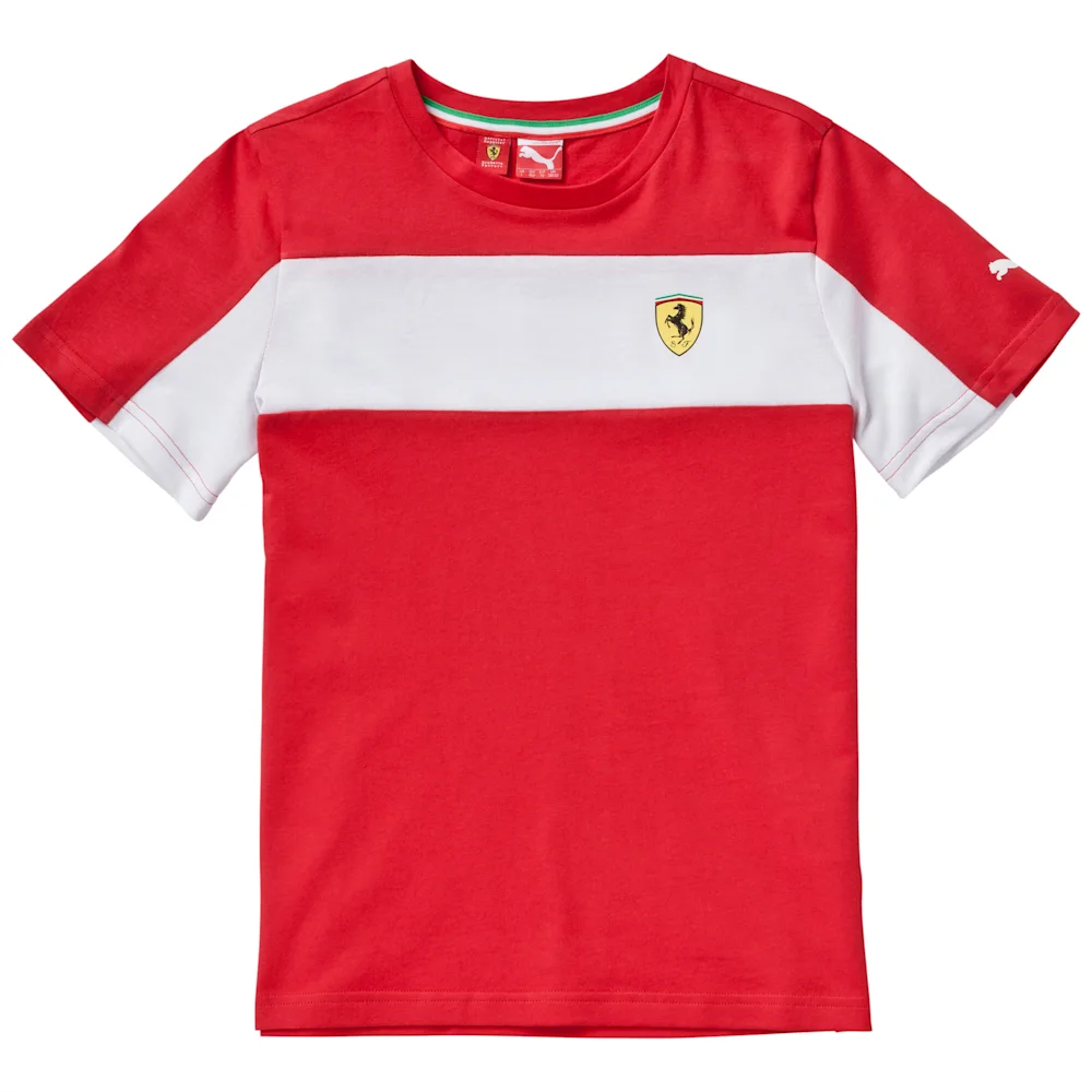 PUMA SF KIDS TEE 1 ROSSO CORSA in Standard
