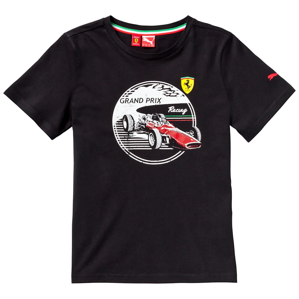 PUMA SF KIDS GRAPHIC TEE in BLACK