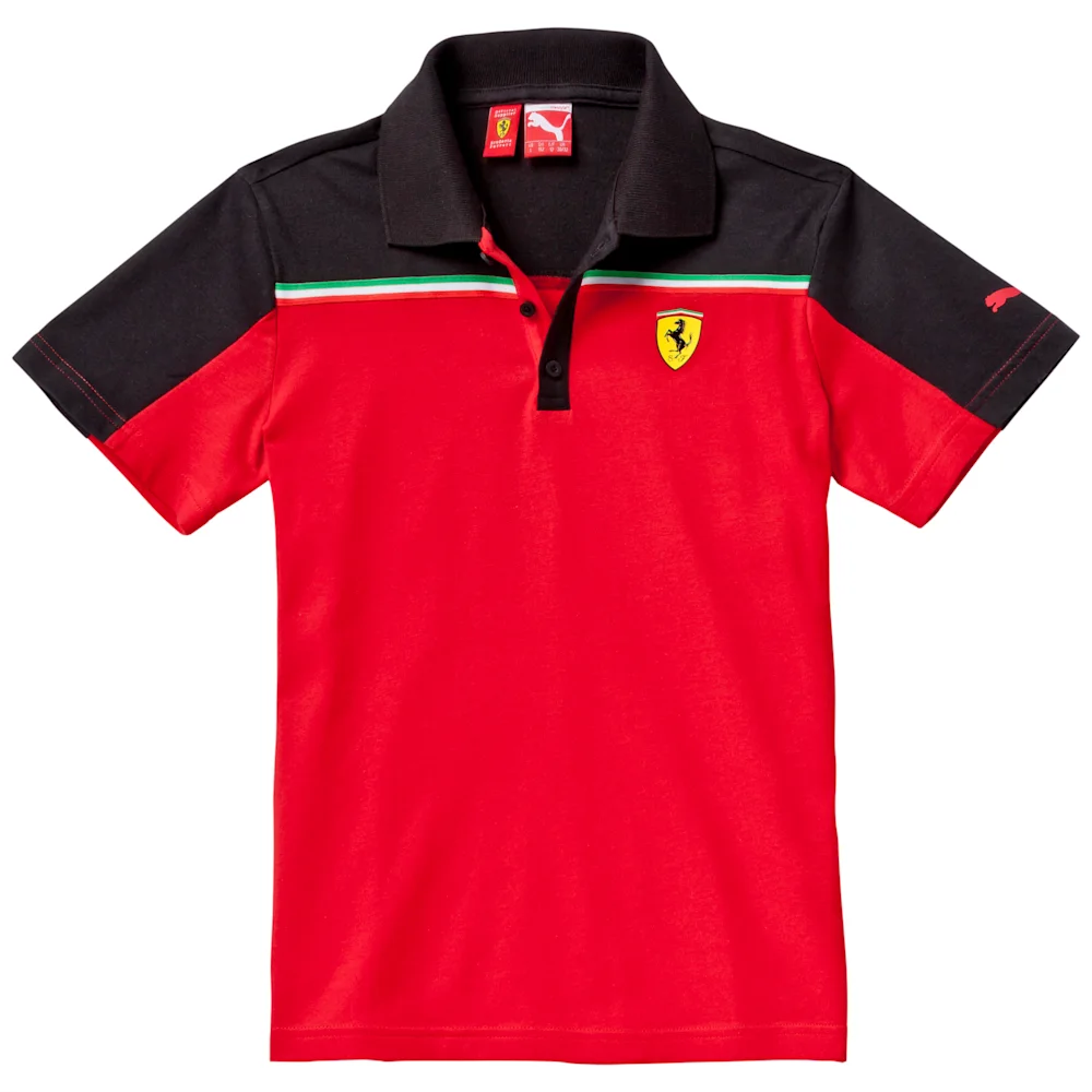 PUMA SF KIDS POLO 1 ROSSO CORSA in Standard