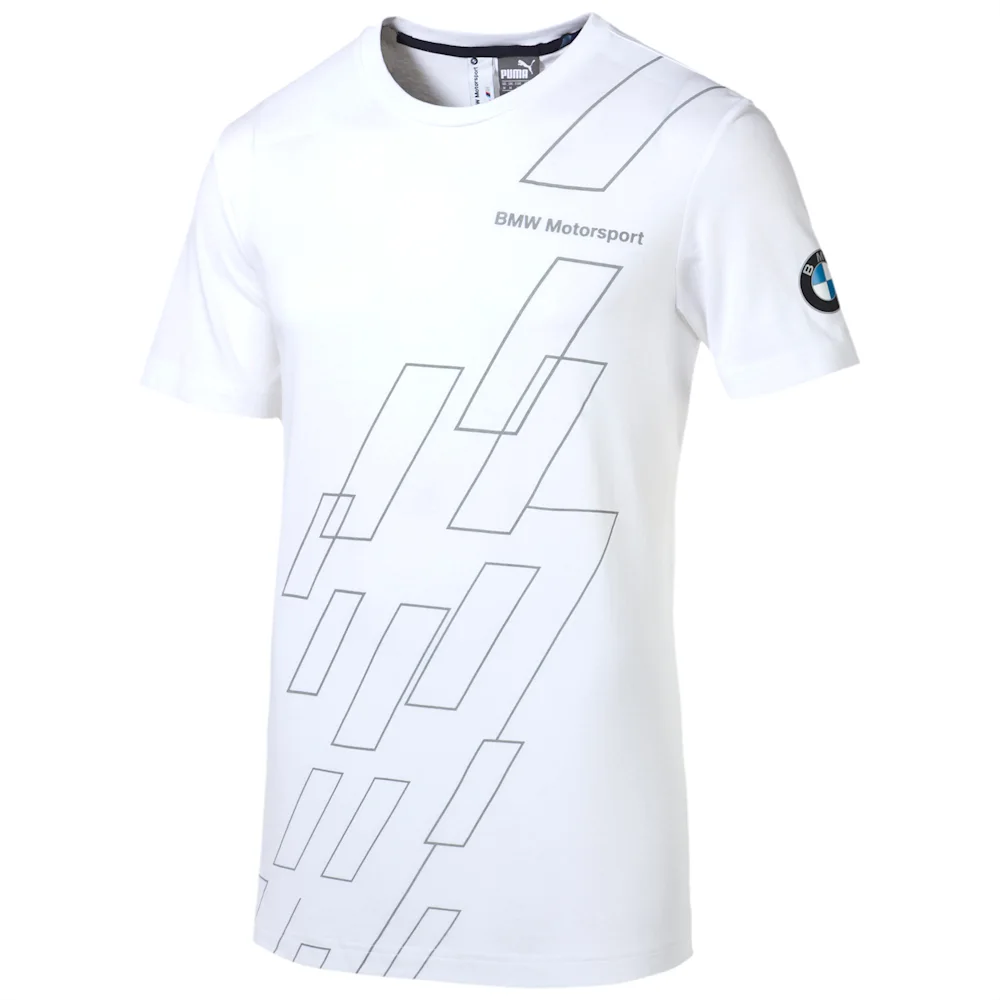 PUMA BMW MSP STATEMENT TEE in WHITE