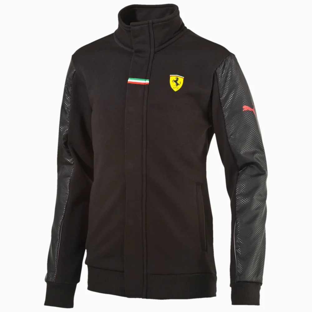 PUMA SF KIDS SWEAT JACKET in BLACK