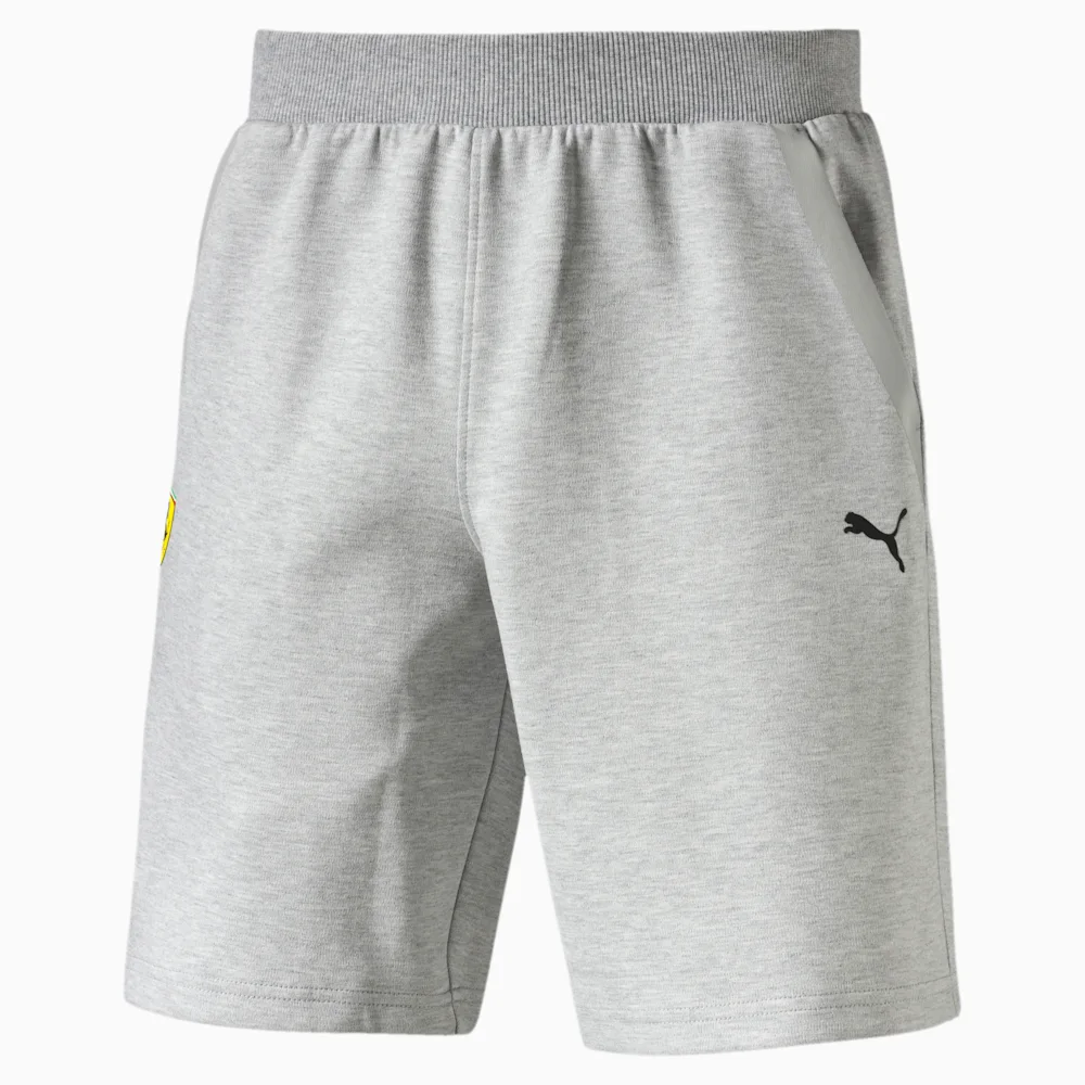 PUMA SF SWEAT BERMUDAS LIGHT GRAY H in Standard