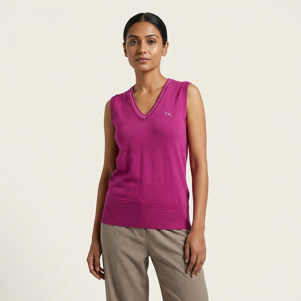 PUMA SL SWEATER ROSE VIOLET-WHITE in Standard
