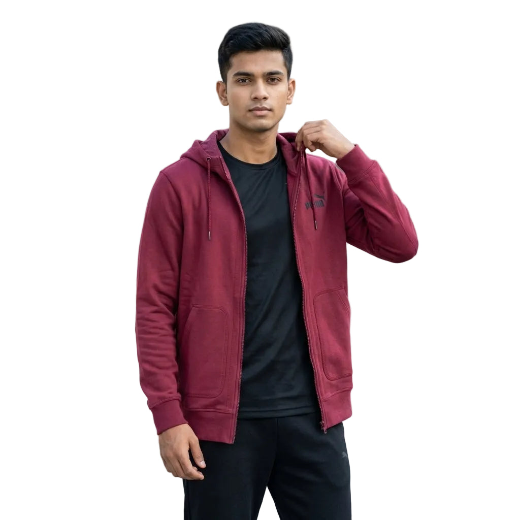 PUMA MEN TEDDY JACKET CORDOVAN in Standard