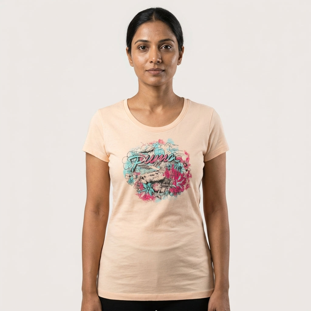PUMA RIO TEE PEACH in Standard