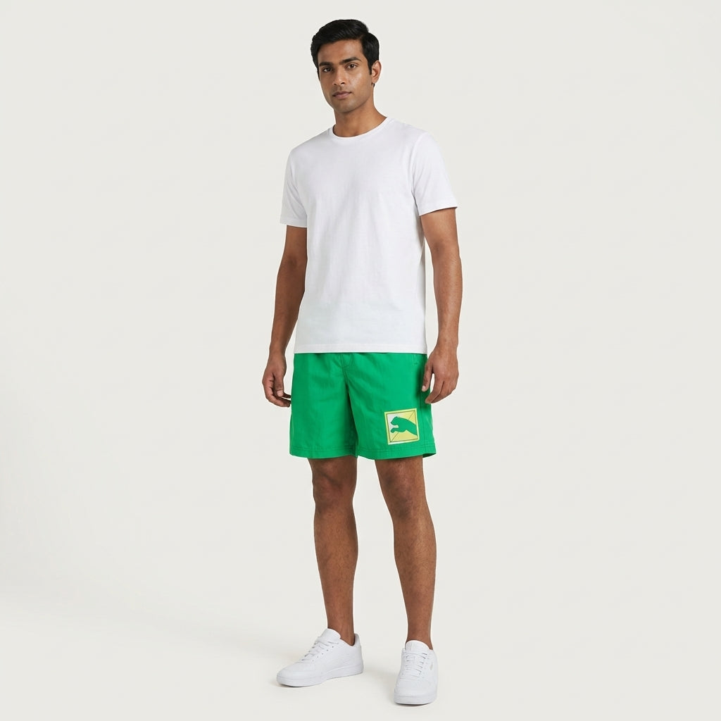 PUMA TD WOVEN BERMUDAS ISLAND in GREEN