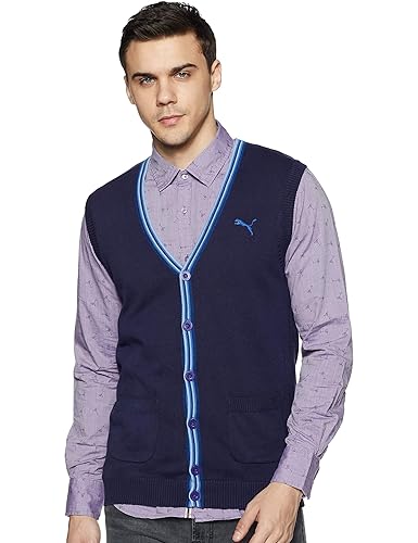 PUMA SOLID S L CARDIGAN PEACOA in Standard
