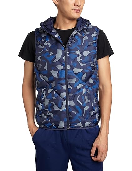 PUMA FUN HOODED PADDED VEST PEACOAT in Standard
