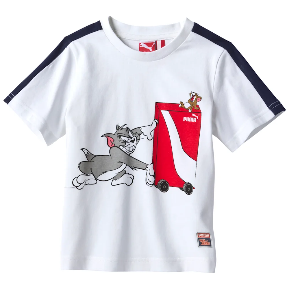 PUMA FUN TOM & JERRY TEE B in WHITE