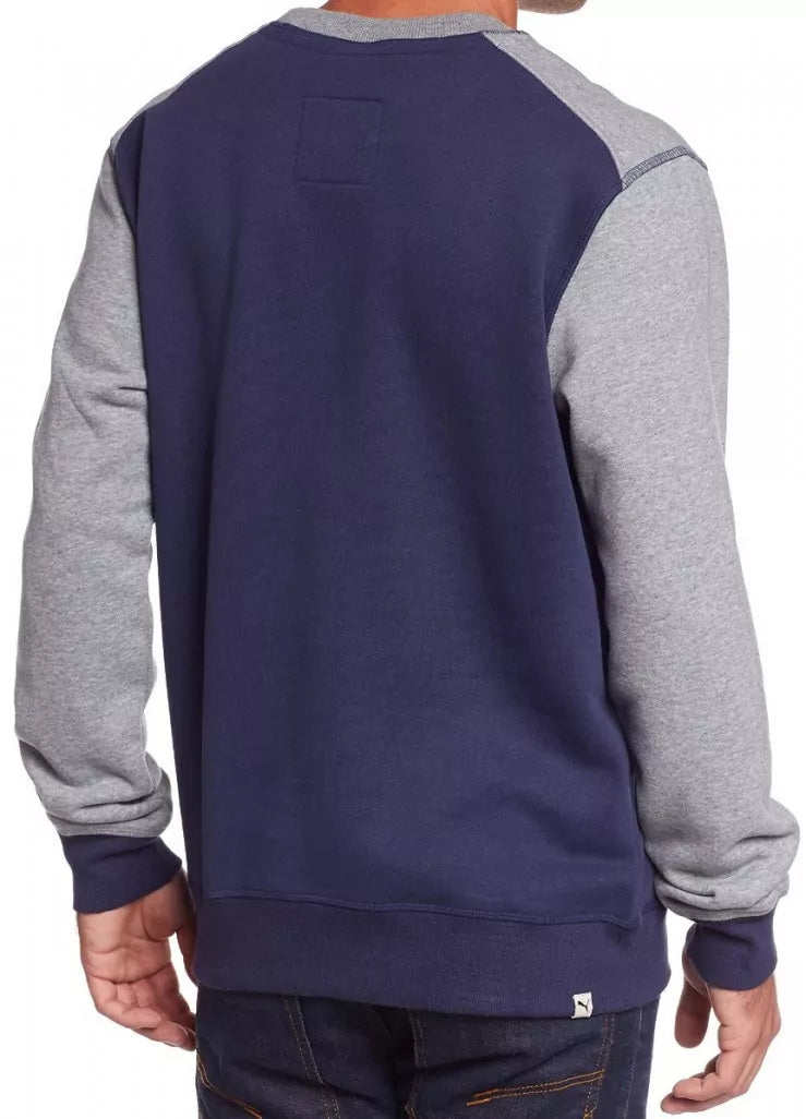 PUMA FUN ATH.CREW SWEAT, FL PEACOAT in Standard