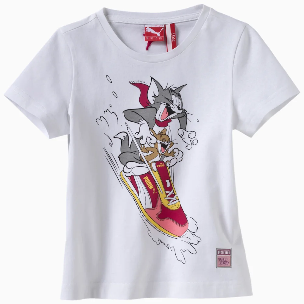 PUMA TOM & JERRY TEE in WHITE