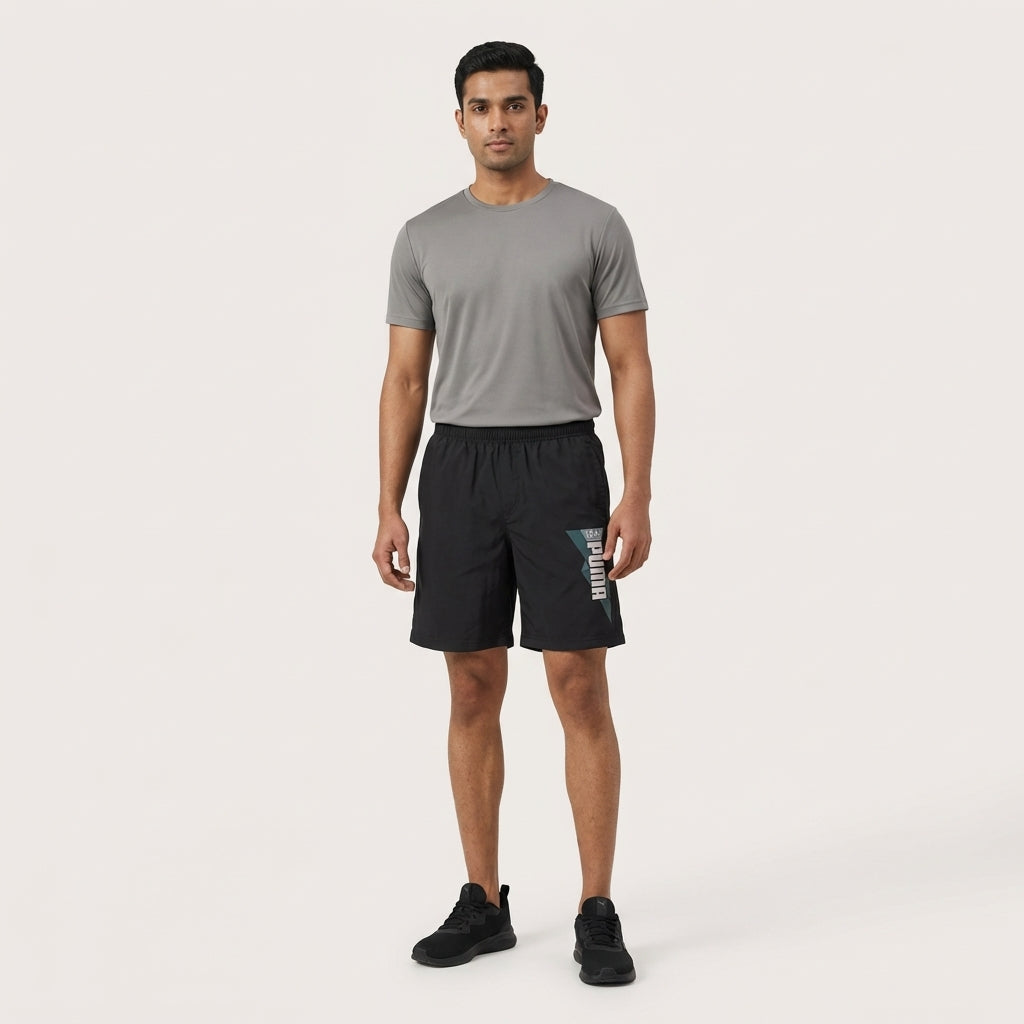 PUMA TD WOVEN BERMUDAS in BLACK