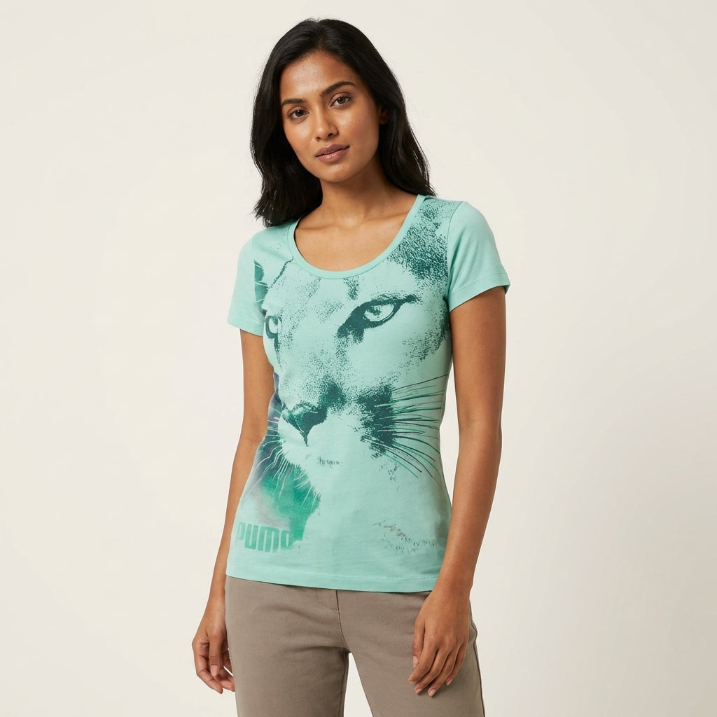 PUMA BIG CAT TEE ARUBA in BLUE