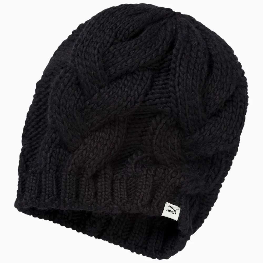 PUMA HEAVYKNITBEANIEBLACK in Standard
