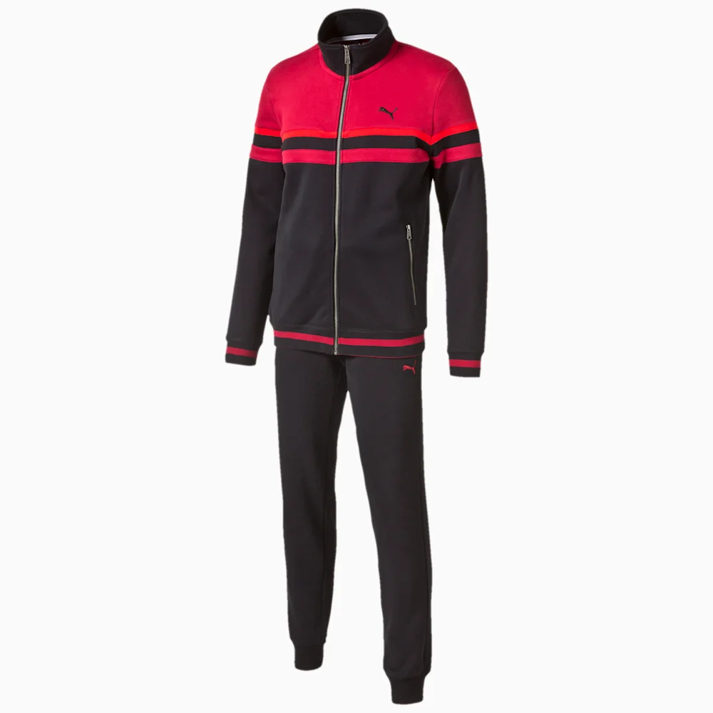 PUMA STYLE SWEAT SUIT FL CL BLACK-S in Standard