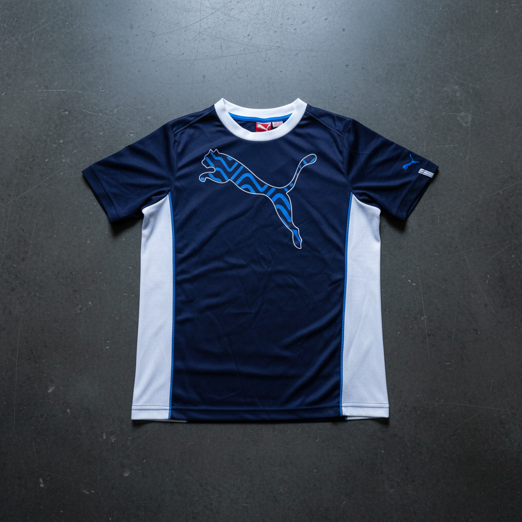 PUMA ACTIVE CELL TEE 1B PEACOAT in Standard