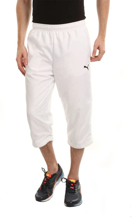 PUMA ESS WOVEN 3 4 PANTS in WHITE